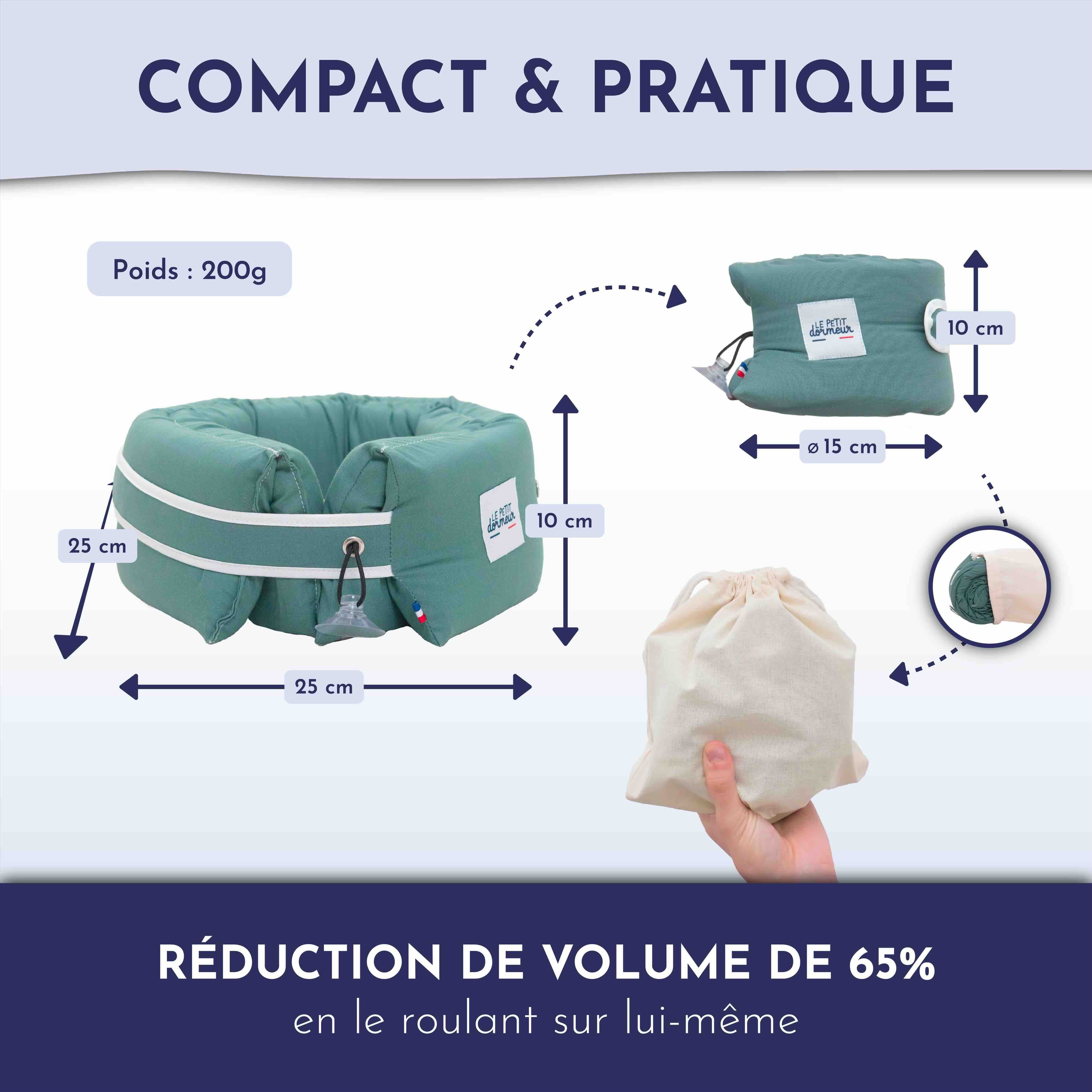 Coussin de voyage Le Petit Dormeur - Thym