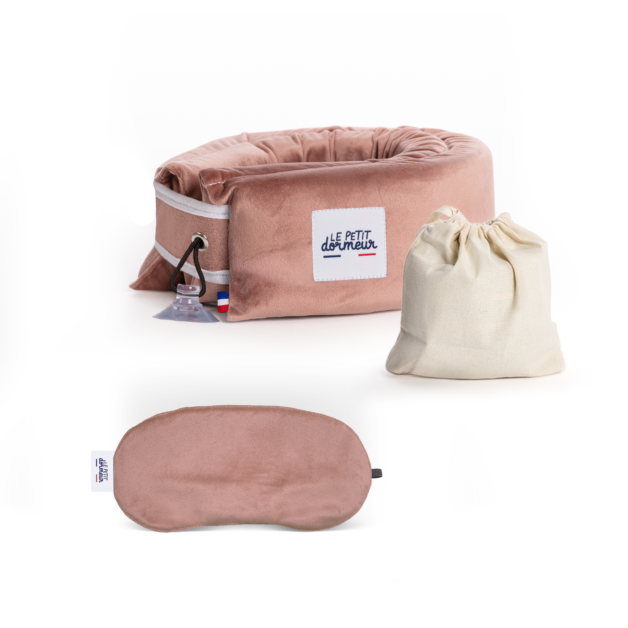 Kit Le Petit Dormeur Enfant - Velours Rose