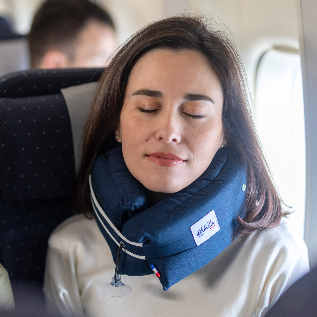 Coussin de voyage Le Petit Dormeur - Bleu nuit