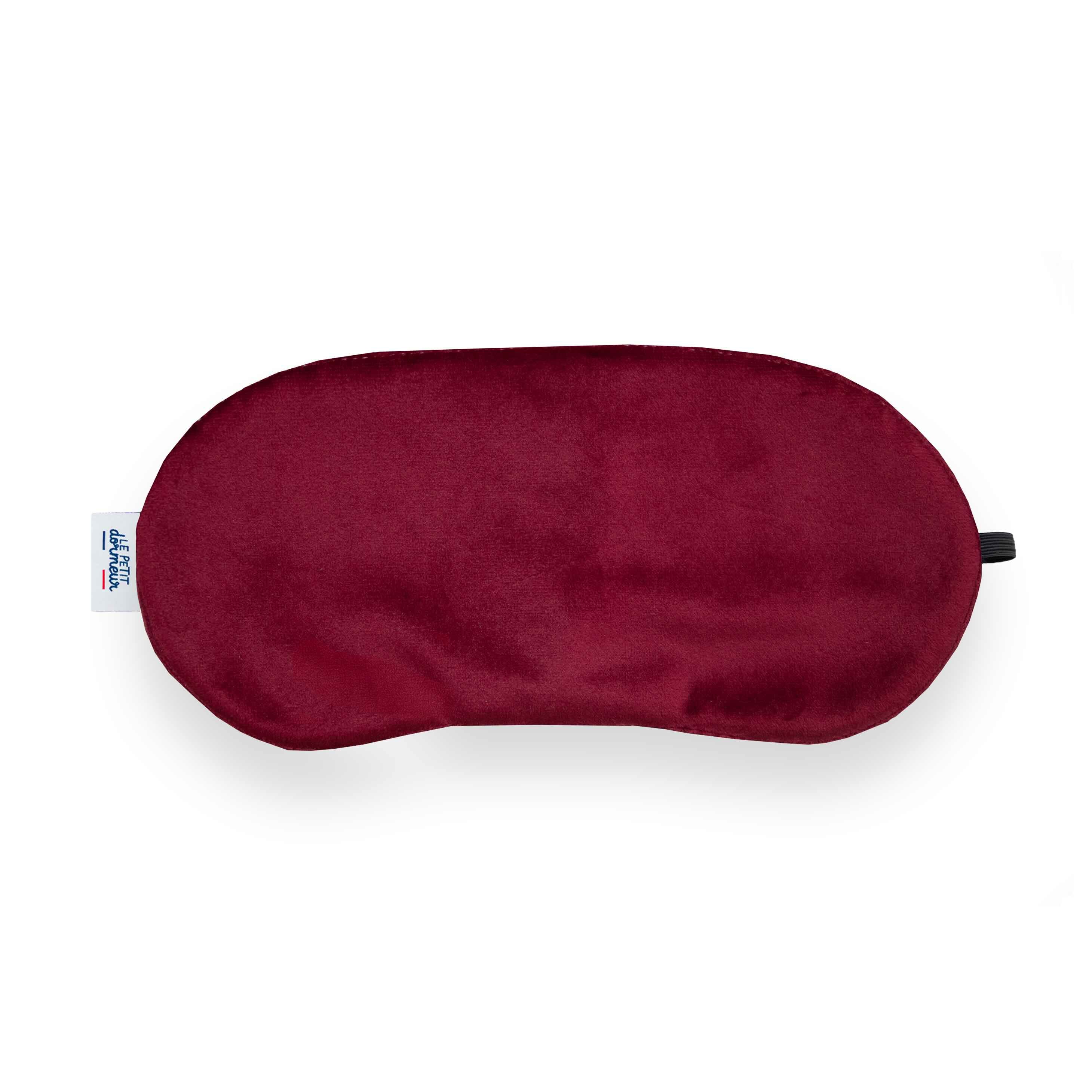 Masque de sommeil - Velours Bordeaux