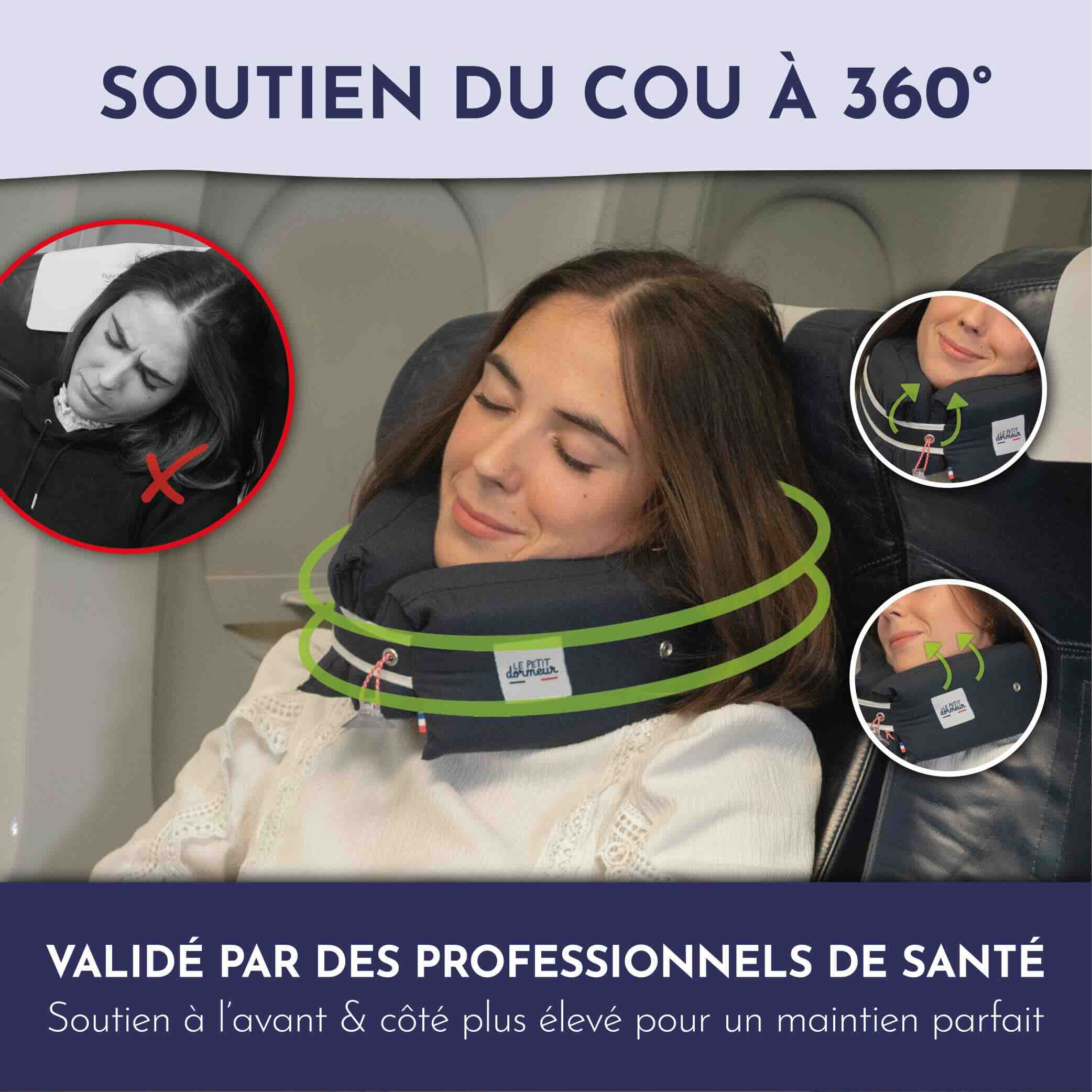 Coussin de voyage Le Petit Dormeur - Barcelone
