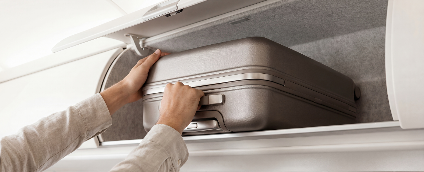 Bagage cabine dans l'avion