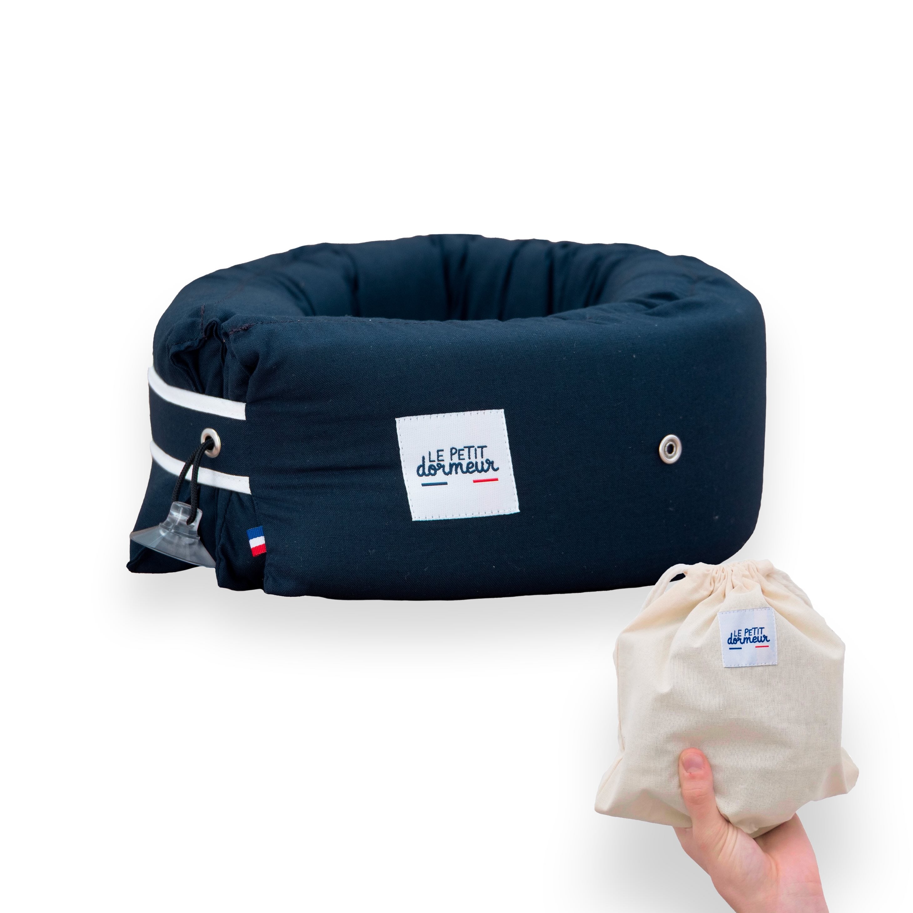Coussin de voyage Le Petit Dormeur - Bleu nuit