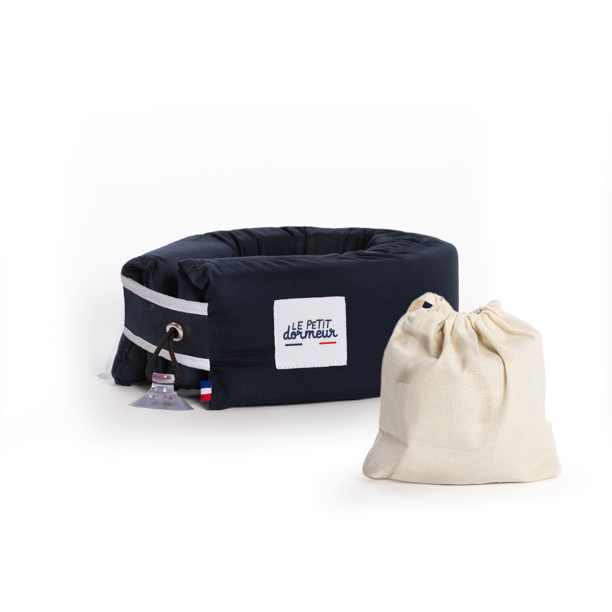 Coussin de voyage enfant Le Petit Dormeur - Bleu nuit