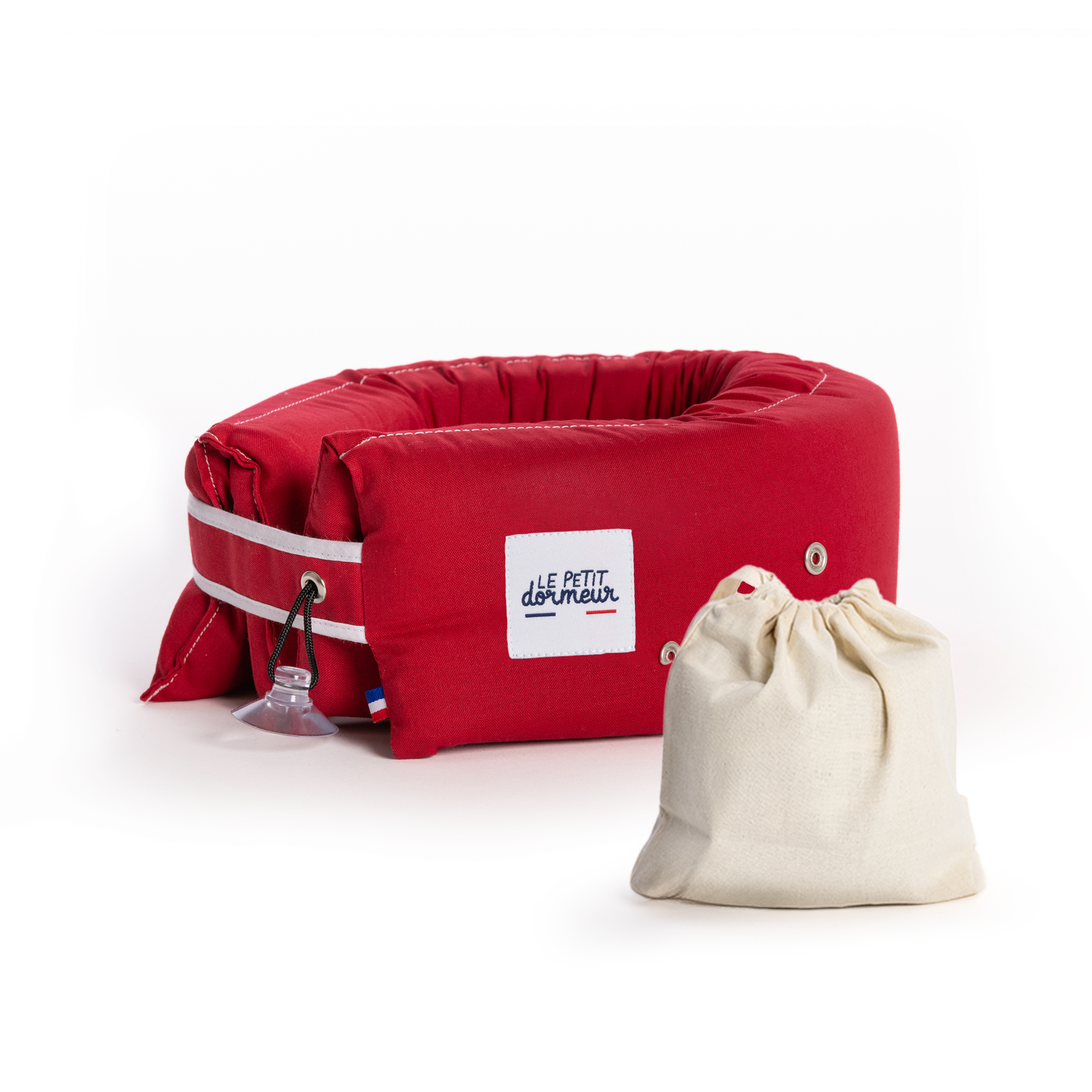 Coussin de voyage Le Petit Dormeur - Rouge