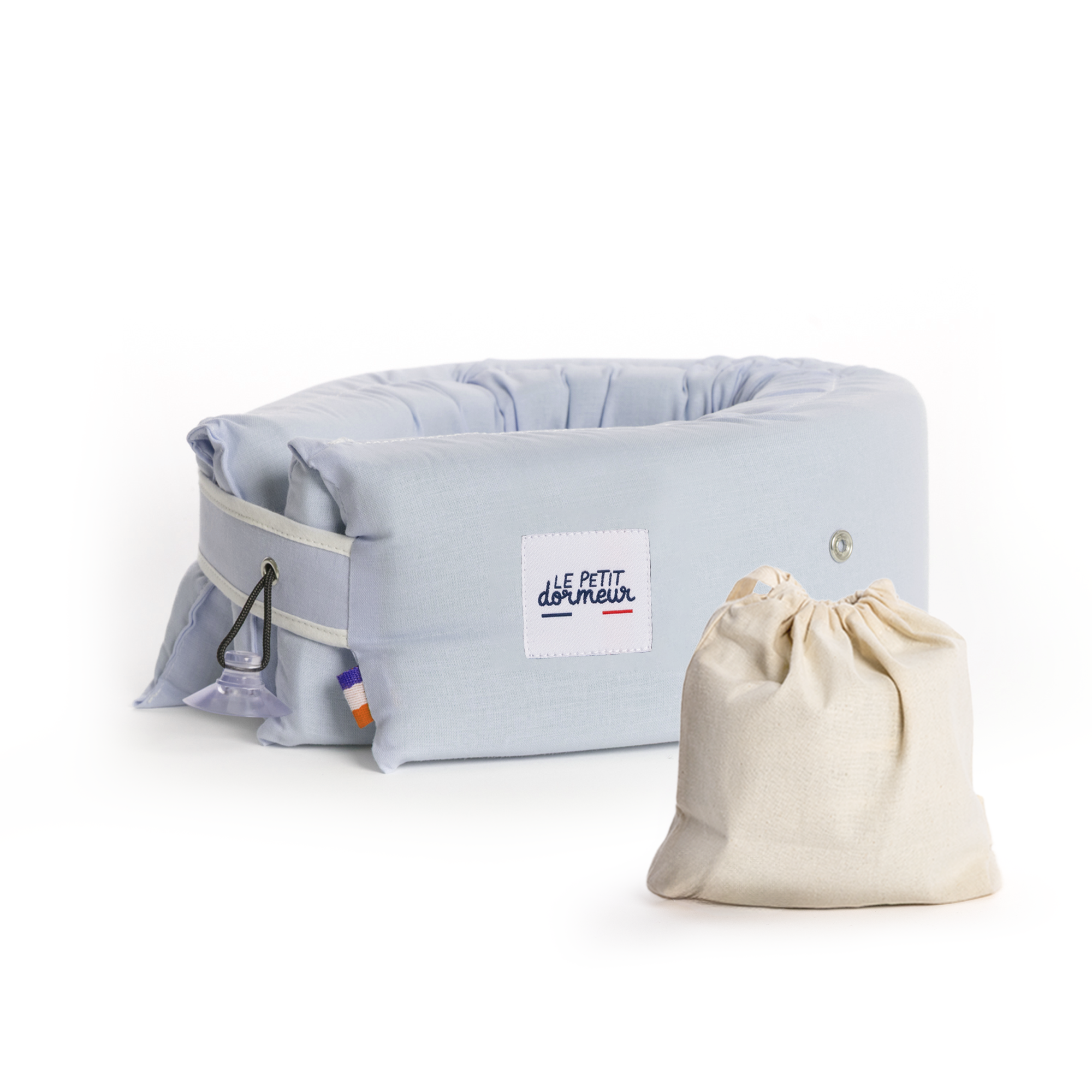 Coussin de voyage Le Petit Dormeur - Bleu clair