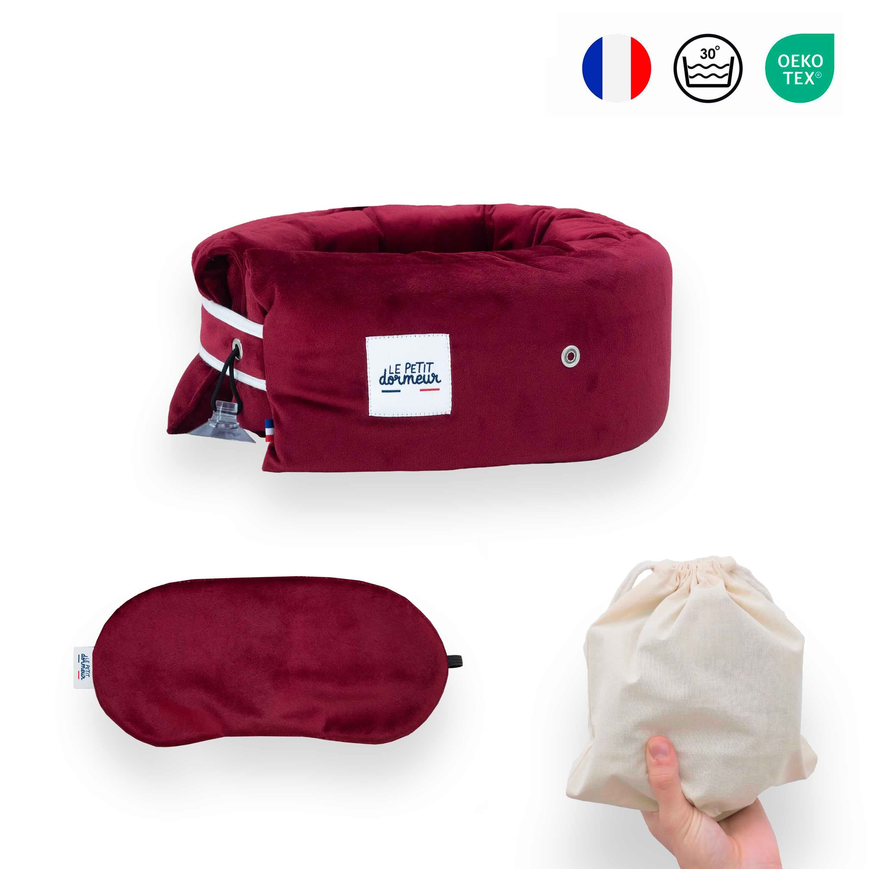 Kit de voyage - Velours Bordeaux