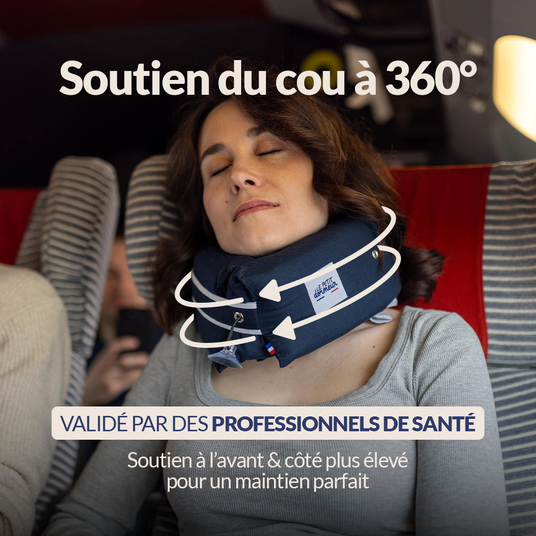 Coussin de voyage Le Petit Dormeur - Bleu nuit