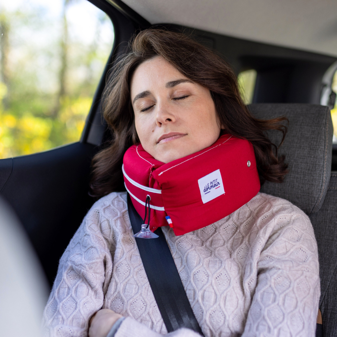 Coussin de voyage Le Petit Dormeur - Rouge